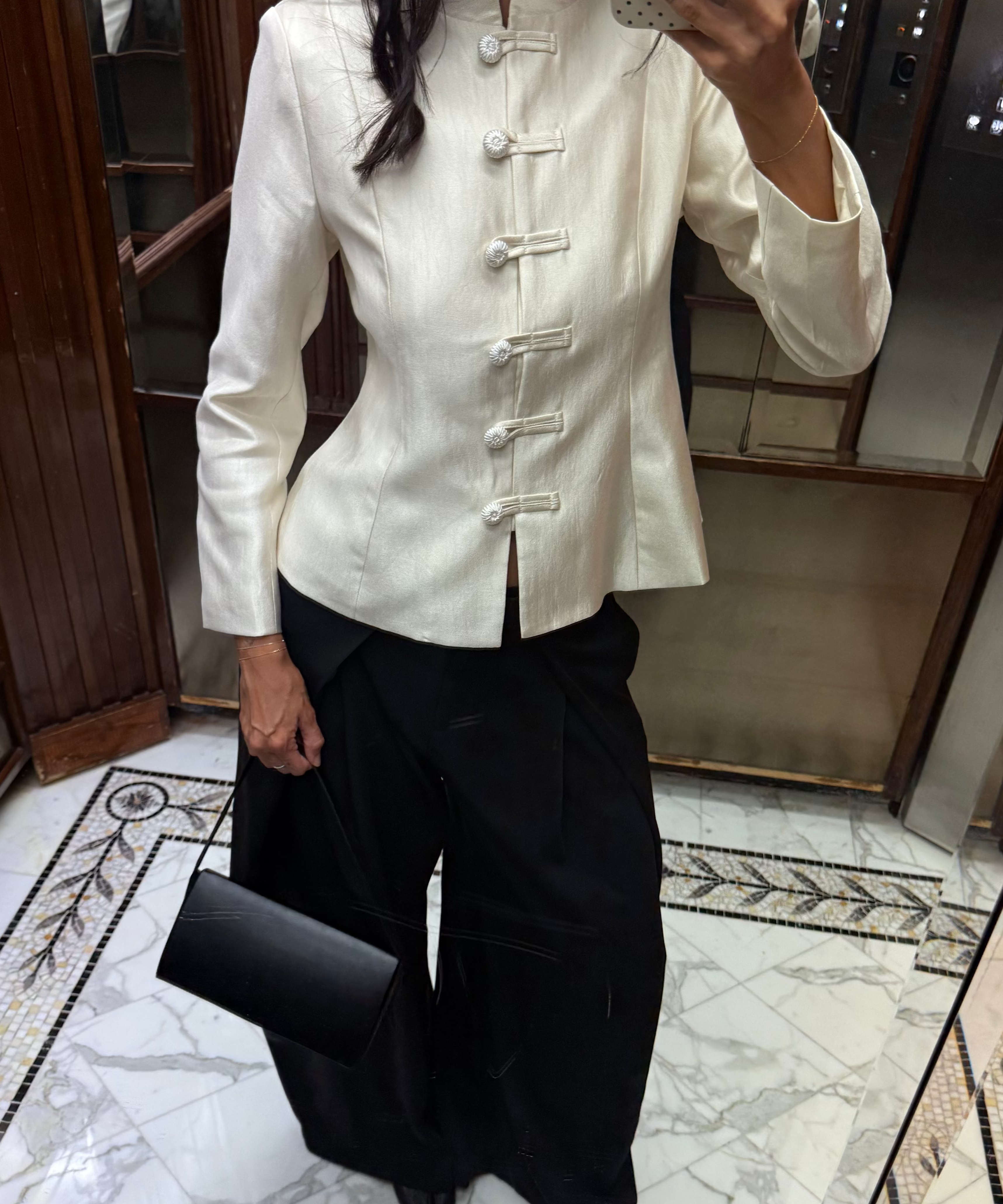O-REN JACKET IN IVORY