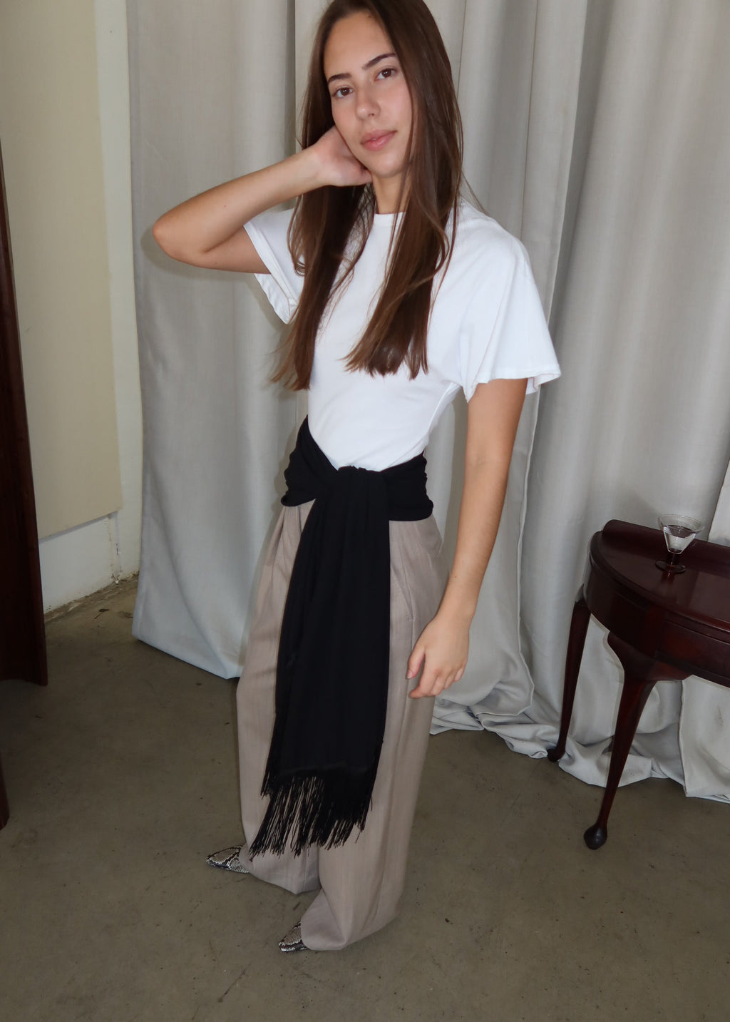 FRINGE SCARF