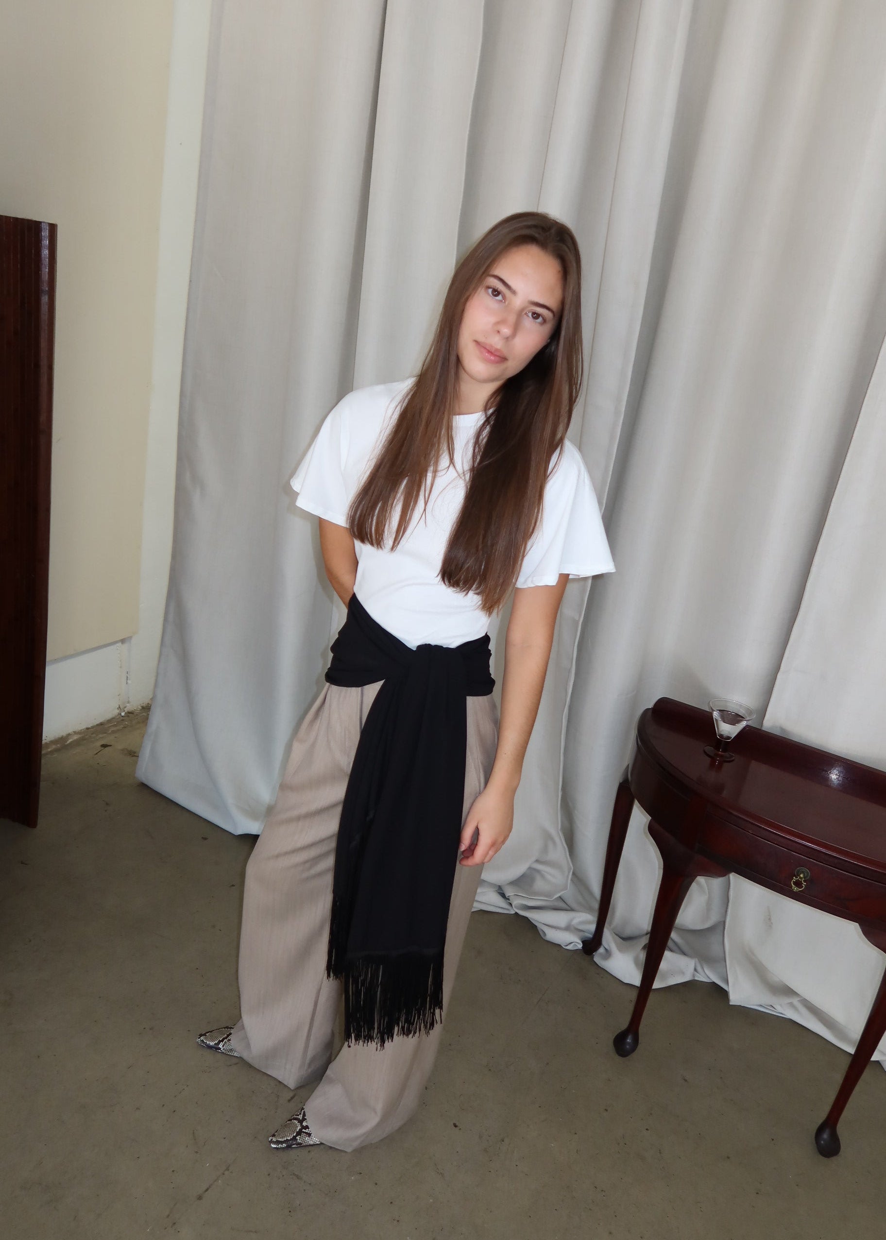 FRINGE SCARF