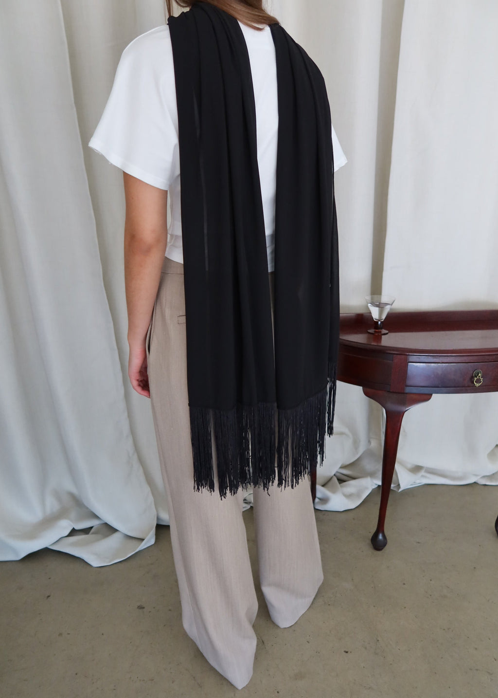 FRINGE SCARF